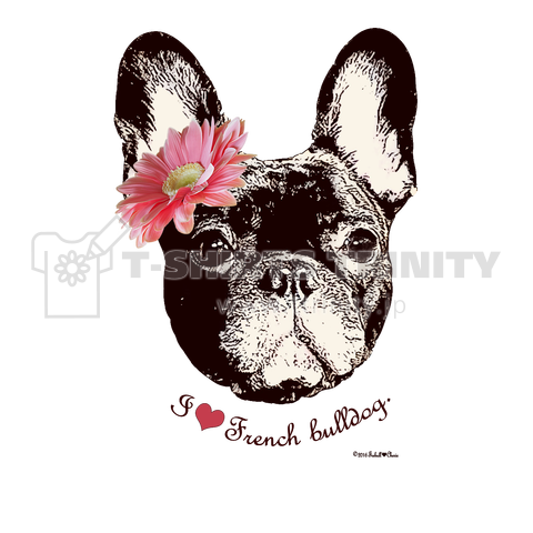 I ♥ French bulldog.