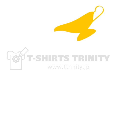 筆文字「No Curry  No Life」(White)