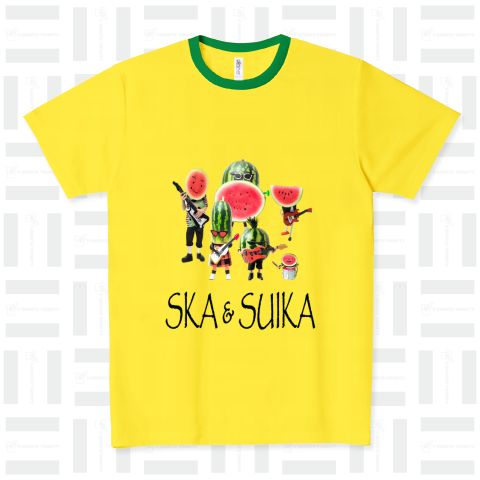 「スイカなんだけどスカが好き! SKA & SUIKA」(black)