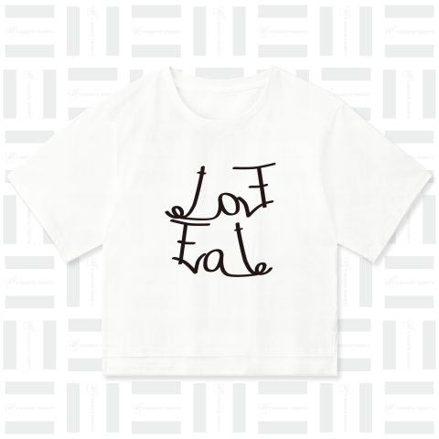 アンビグラム 「LOVE / FATE」(black)