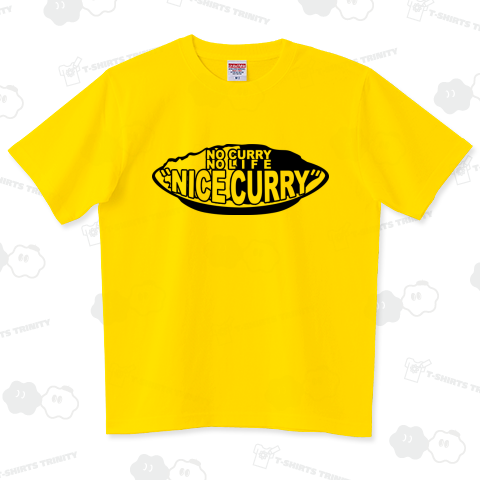 NICE CURRY BLACK ハイグレードTシャツ(6.2オンス)