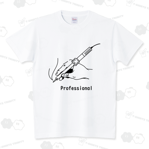 Professional T-Shirt (NAVY x WHITE) - Tシャツ/カットソー(半袖/袖なし)