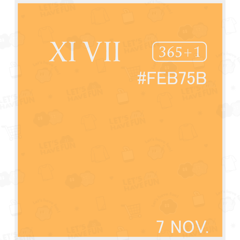 バースデーカラー② 11月7日(サンフラワー)