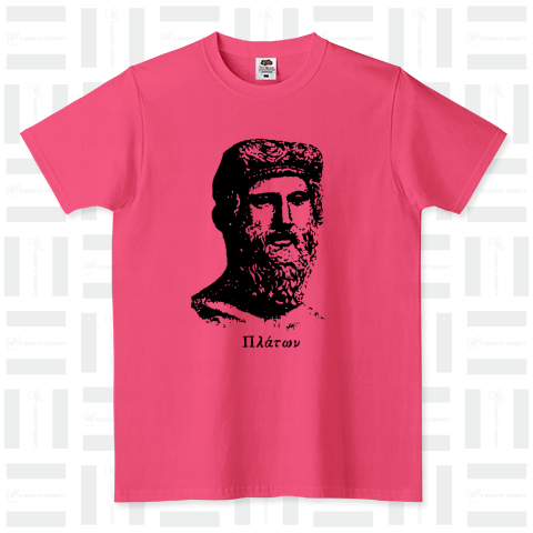 プラトン 歴史人物Tシャツ115