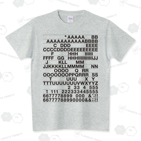 インレタ スタンダードTシャツ(5.6オンス)