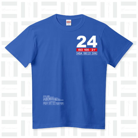 24枚撮りフィルム Ver.F ハイクオリティーTシャツ(5.6オンス)