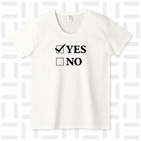 YES NO Tシャツ(YESバージョン)