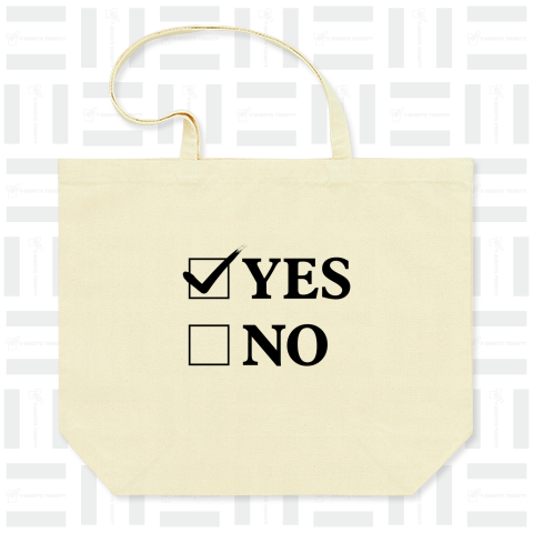 YES NO Tシャツ(YESバージョン)