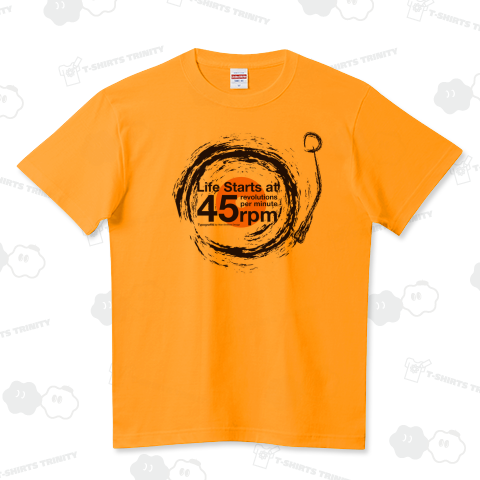 45rpm ハイクオリティーTシャツ(5.6オンス)