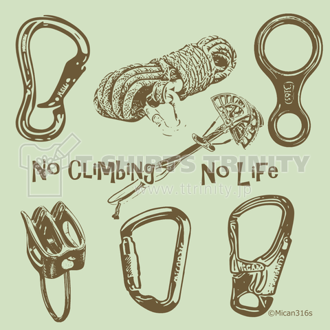 No climbing No life (Tool LG)