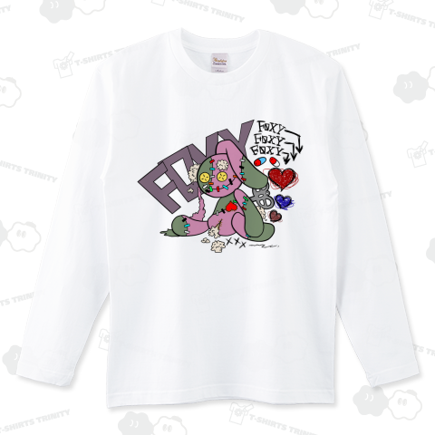 Foxxxy rabbit-. ロングTシャツ(5.6オンス)