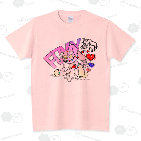 Foxxxy rabbit-. ( gradation ) スタンダードTシャツ(5.6オンス)