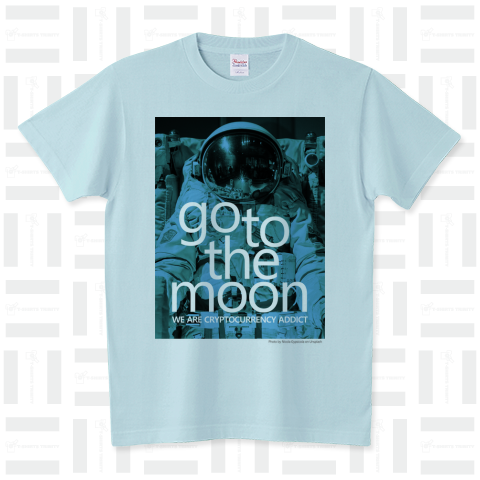 仮想通貨・コイン系【to the moon-3】 スタンダードTシャツ(5.6オンス)