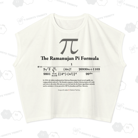 円周率π The Ramanujan Pi Formula+1000digits #002