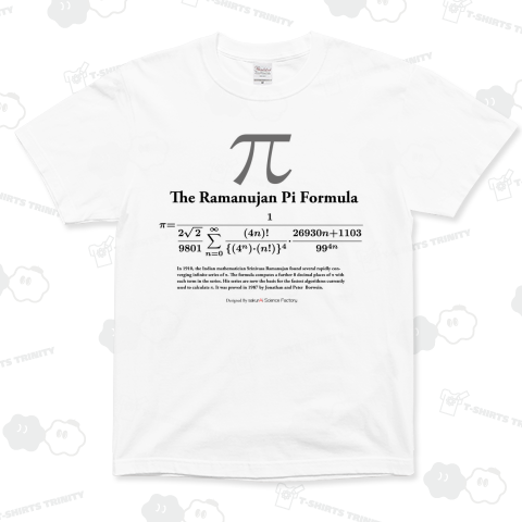 円周率π The Ramanujan Pi Formula+1000digits #002