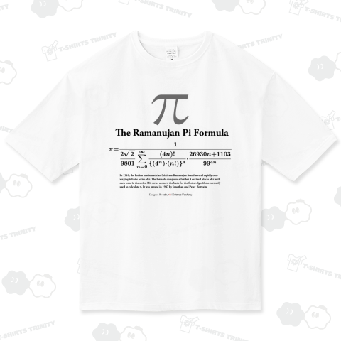 円周率π The Ramanujan Pi Formula+1000digits #002