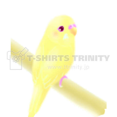 セキセイインコ ルチノーデフォルメ デザインtシャツ通販 Tシャツトリニティ