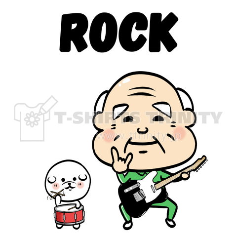 おじいちゃんとビション犬『ROCK』