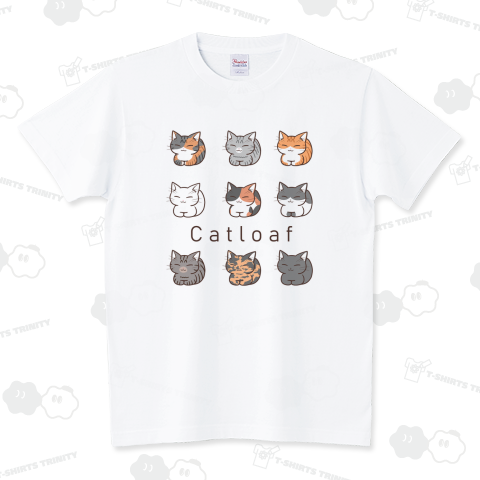 Catloaf 香箱座りねこちゃん スタンダードTシャツ(5.6オンス)