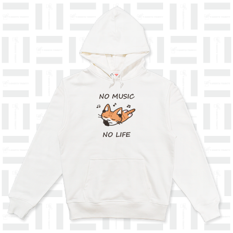 NO MUSIC NO LIFE 茶トラ白ねこちゃん