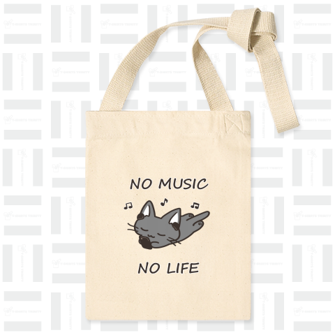 NO MUSIC NO LIFE 黒猫ちゃん