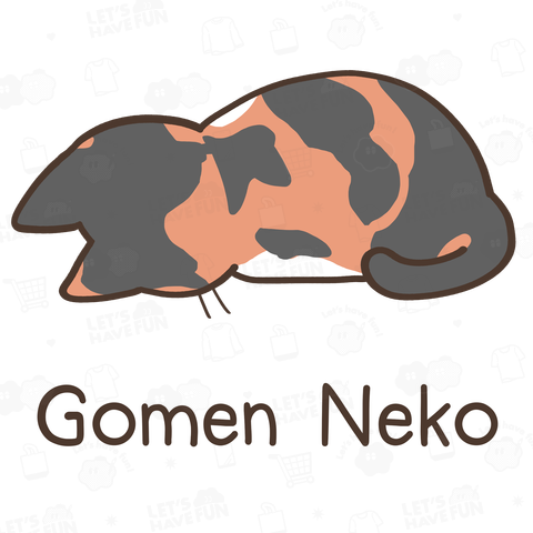 ごめんねこ《Gomen Neko》三毛猫ver