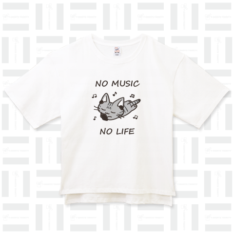 NO MUSIC NO LIFE サバトラ猫ちゃん