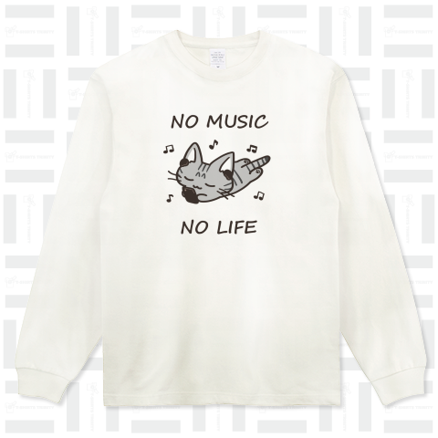 NO MUSIC NO LIFE サバトラ猫ちゃん