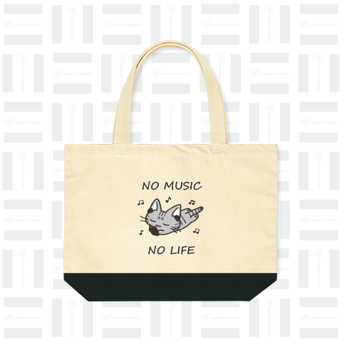 NO MUSIC NO LIFE サバトラ猫ちゃん