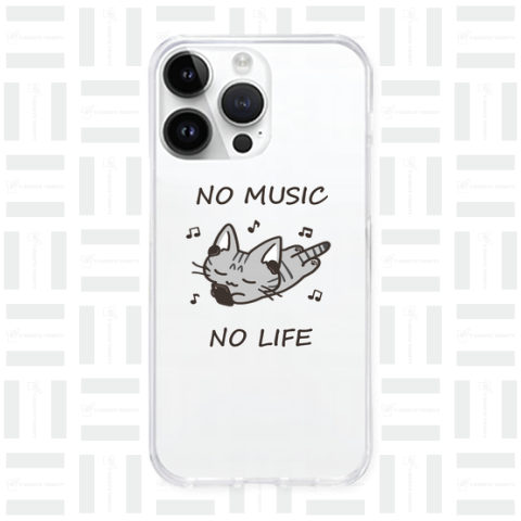 NO MUSIC NO LIFE サバトラ猫ちゃん