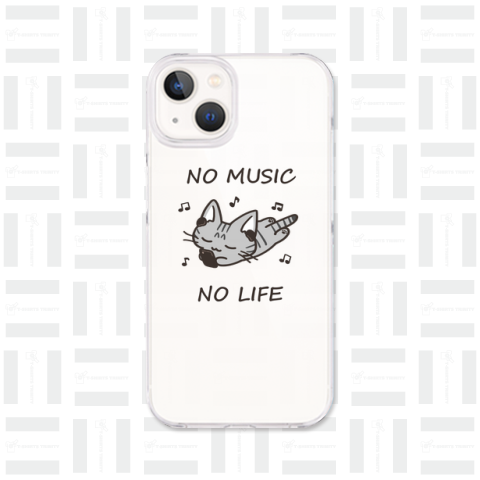 NO MUSIC NO LIFE サバトラ猫ちゃん