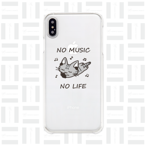 NO MUSIC NO LIFE サバトラ猫ちゃん