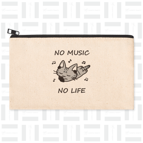 NO MUSIC NO LIFE サバトラ猫ちゃん