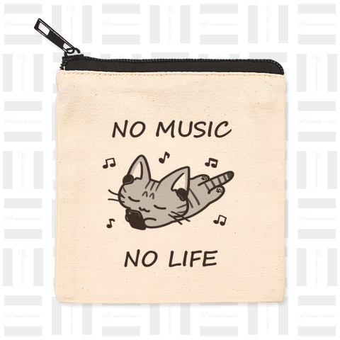 NO MUSIC NO LIFE サバトラ猫ちゃん