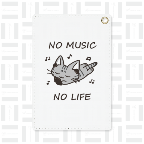 NO MUSIC NO LIFE サバトラ猫ちゃん
