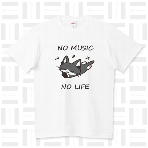 NO MUSIC NO LIFE 黒白猫ちゃん