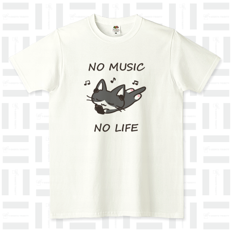 NO MUSIC NO LIFE 黒白猫ちゃん