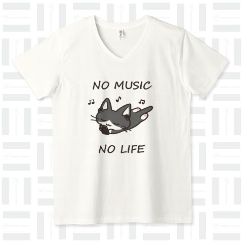 NO MUSIC NO LIFE 黒白猫ちゃん