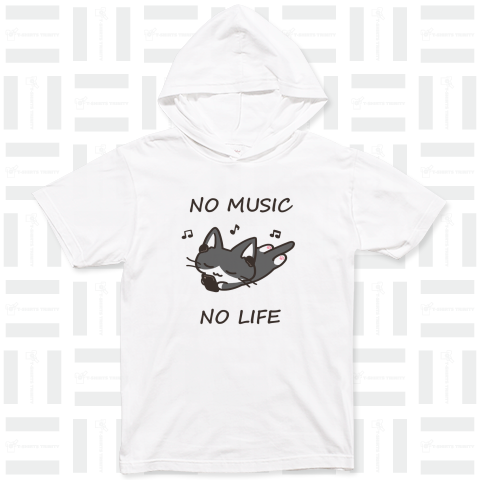 NO MUSIC NO LIFE 黒白猫ちゃん