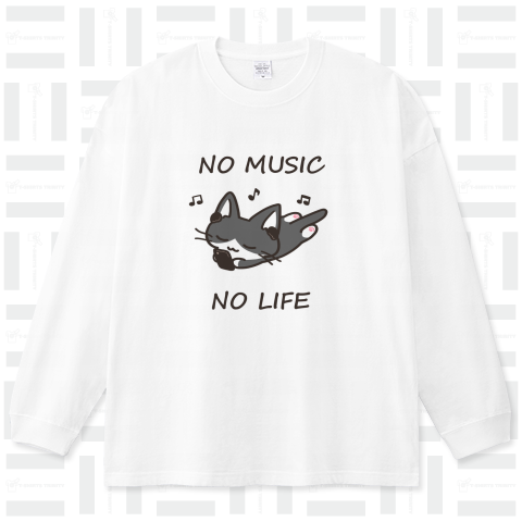 NO MUSIC NO LIFE 黒白猫ちゃん