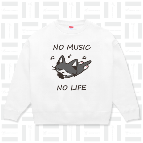 NO MUSIC NO LIFE 黒白猫ちゃん