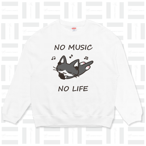 NO MUSIC NO LIFE 黒白猫ちゃん