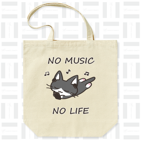 NO MUSIC NO LIFE 黒白猫ちゃん