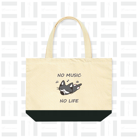 NO MUSIC NO LIFE 黒白猫ちゃん