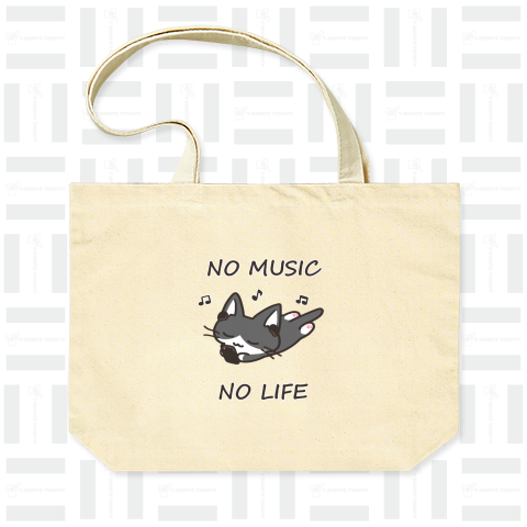 NO MUSIC NO LIFE 黒白猫ちゃん