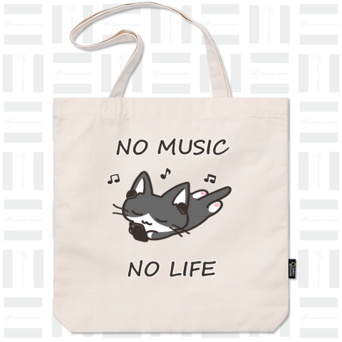 NO MUSIC NO LIFE 黒白猫ちゃん