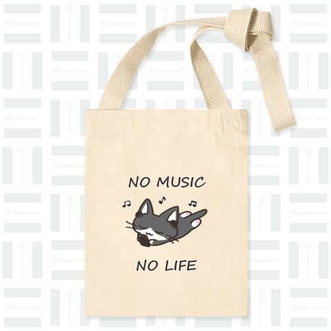 NO MUSIC NO LIFE 黒白猫ちゃん