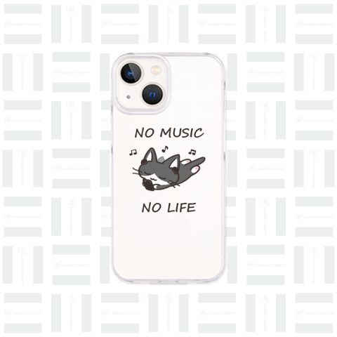 NO MUSIC NO LIFE 黒白猫ちゃん