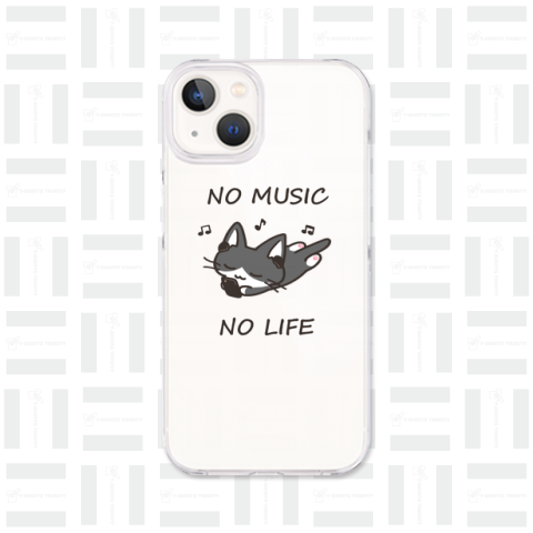 NO MUSIC NO LIFE 黒白猫ちゃん