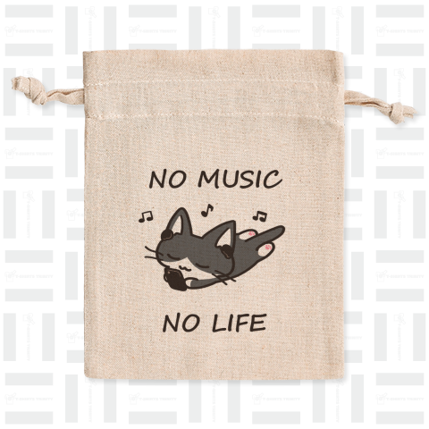 NO MUSIC NO LIFE 黒白猫ちゃん